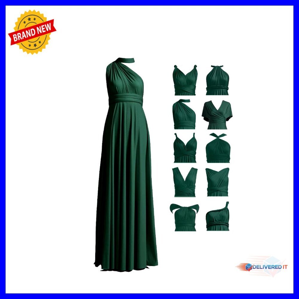 Convertible Infinity Maxi Dress Formal Bridesmaid Plus Size Multi-Way